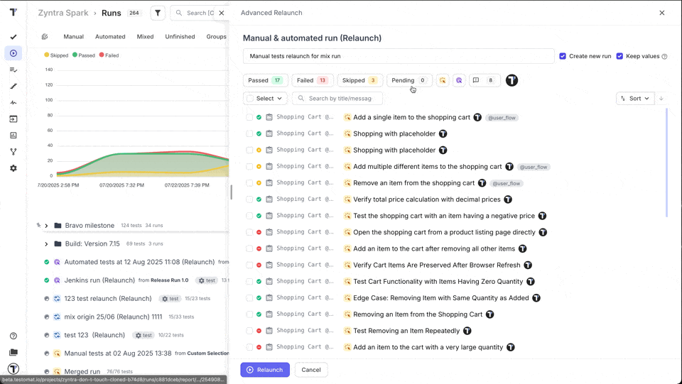 Testomat.io - relaunched Run